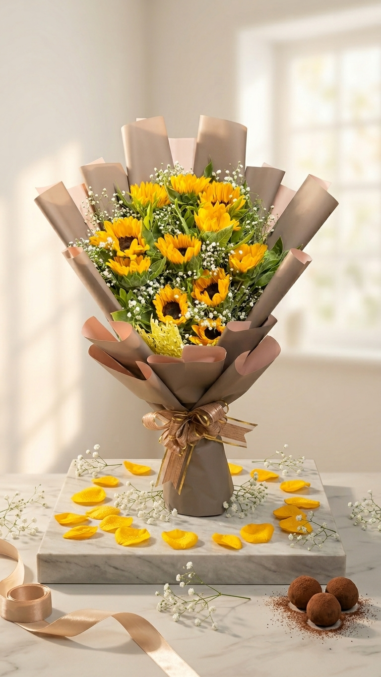 sunflower bouquet
