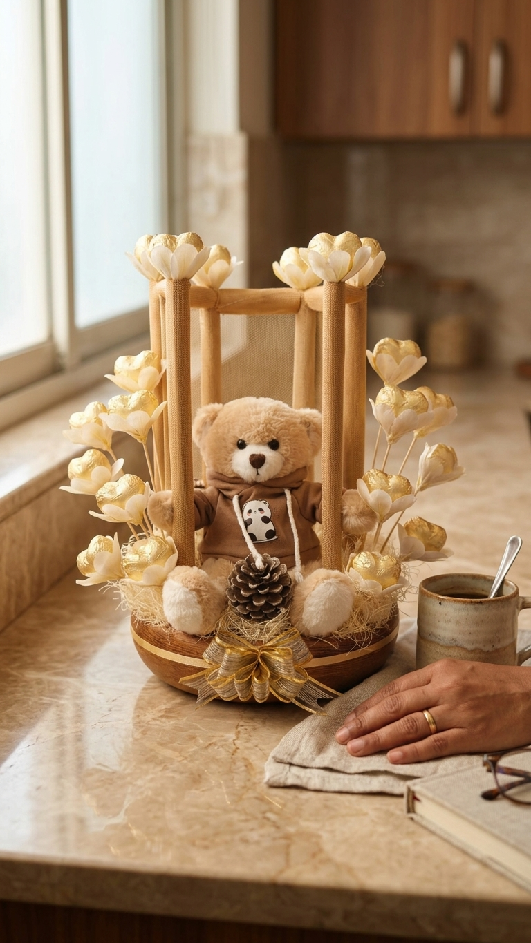 teddy chocolate bouquet